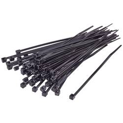 TRU COMPONENTS TC-BT-280-4.8-UVB stahovací pásky 280 mm 4.8 mm černá Stabilní vůči UV záření 100 ks