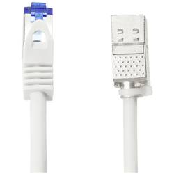 LogiLink CC5062S RJ45 síťové kabely, propojovací kabely CAT 6A S/FTP 3 m šedá s ochranou 1 ks