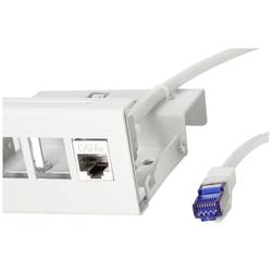 LogiLink CC5062S RJ45 síťové kabely, propojovací kabely CAT 6A S/FTP 3 m šedá s ochranou 1 ks