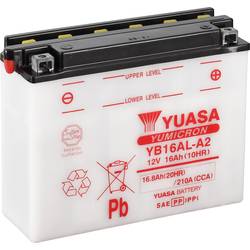 Yuasa YB16AL-A2 motobaterie 12 V 16 Ah Typ pólů: Šroubová svorka typ 2