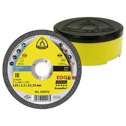 Klingspor EDGE Special 355379 řezný kotouč rovný 125 mm 25 ks nerezová ocel, ocel, hliník