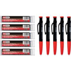 KS Tools 300.0800 značka hlubokých děr černá/červená 5 ks