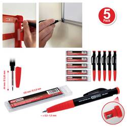 KS Tools 300.0800 značka hlubokých děr černá/červená 5 ks