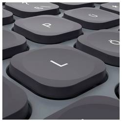 Hama Multi-Device-Tastatur-Maus-Set WKM-550, kabellos, Funk/BT, SW, QWERTZ DE bezdrátový sada klávesnice a myše německá, QWERTZ černá