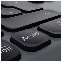 Hama Multi-Device-Tastatur-Maus-Set WKM-550, kabellos, Funk/BT, SW, QWERTZ DE bezdrátový sada klávesnice a myše německá, QWERTZ černá