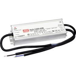 MEAN WELL HLG-120H-12B LED driver, napájecí zdroj pro LED konstantní napětí, konstantní proud 120 W 10 A 6 - 12 V/DC stmívatelný, PFC spínací obvod , ochrana