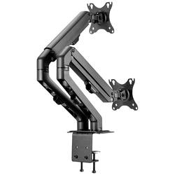 Neomounts FPMA-D650DBLACK držák na stůl pro monitor 1 Displej: (s) 43,2 cm (17) - 68,6 cm (27) černá naklápěcí, nakláněcí, otočný, nastavitelná výška