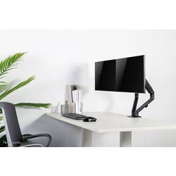 Neomounts FPMA-D650DBLACK držák na stůl pro monitor 1 Displej: (s) 43,2 cm (17) - 68,6 cm (27) černá naklápěcí, nakláněcí, otočný, nastavitelná výška