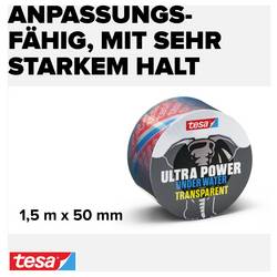 tesa Ultra Power Underwater 56481-00000-00 instalatérská izolační páska transparentní (d x š) 1.5 m x 50 mm 1 ks