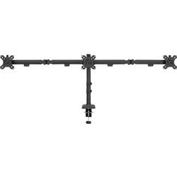 Neomounts DS60-600BL3 držák monitoru 3 Displej: (s) 25,4 cm (10) - 68,6 cm (27) černá nastavitelná výška, naklápěcí, nakláněcí, stojan