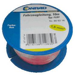 Conrad Components 606216 kabel pro automotive, FLRY-B, 1 x 1.50 mm², červená, 10 m