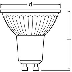 OSRAM HOMELIGHTING 4099854457050 LED reflektor Energetická třída (EEK2021) E (A - G) GU10 2.4 W studená bílá (Ø x v) 50.00 mm x 50.00 mm 1 ks