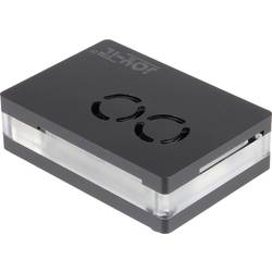 Joy-it RB-CaseP4+03 SBC skříň Vhodné pro (vývojové sady): Raspberry Pi® včetně aktivního chladiče, včetně magnetického uzávěru transparentní