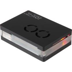 Joy-it RB-CaseP4+03 SBC skříň Vhodné pro (vývojové sady): Raspberry Pi® včetně aktivního chladiče, včetně magnetického uzávěru transparentní