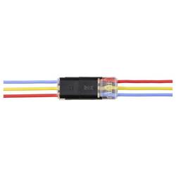 TRU COMPONENTS TC-14376136, Rychloupínací spona, 0.35-0.75 mm², kontakty 3, černá, 30 ks