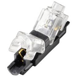 TRU COMPONENTS TC-14376148, svorka pro rychlé připojení, 0.35-0.5 mm², kontakty 1, průhledná , černá, 12 ks