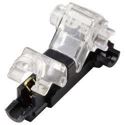 TRU COMPONENTS TC-14376152, Rychloupínací spona, 0.5-0.75 mm², kontakty 1, průhledná , černá, 12 ks