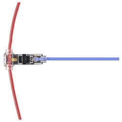 TRU COMPONENTS TC-14376152, Rychloupínací spona, 0.5-0.75 mm², kontakty 1, průhledná , černá, 12 ks