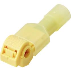 TRU COMPONENTS TC-14376164, Rychloupínací spona, 2.5-4.0 mm², kontakty 1, žlutá, 12 ks