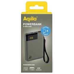 Aqiila Powerbird B5M powerbanka Li-Pol, 5000 mAh, USB-A, USB-C®, mechově zelená