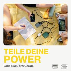 Aqiila Powerbird B5M powerbanka Li-Pol, 5000 mAh, USB-A, USB-C®, mechově zelená
