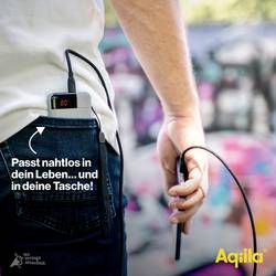 Aqiila Powerbird B5M powerbanka Li-Pol, 5000 mAh, USB-A, USB-C®, mechově zelená