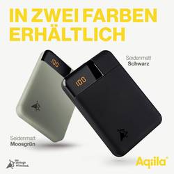 Aqiila Powerbird B5M powerbanka Li-Pol, 5000 mAh, USB-A, USB-C®, mechově zelená