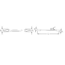 Stahlwille 41082224 24 22 X 24 otevřený oboustranný miniklíč Délka klíče (cm) (jen pro nadpis) 22 - 24 mm