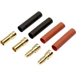 Reely RE-6702306 zásuvkový konektor k propojení akumulátoru a regulátoru RC modelu, zástrčkový konektor k propojení akumulátoru a regulátoru RC modelu 3,5 mm