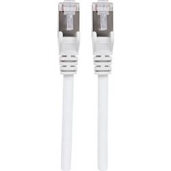 Intellinet 741392 RJ45 síťové kabely, propojovací kabely CAT 6a (surový kabel CAT 7) S/FTP 3.00 m bílá bez halogenů 1 ks