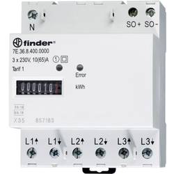 Finder 7E.36.8.400.0010 7E.36.8.400.0010 třífázový elektroměr mechanický 65 A Úředně schválený: Ano 1 ks