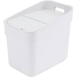 Curver 252105 252105 odpadkový koš, recyklovaný plast, bílá, s držákem na stěnu, 1 ks