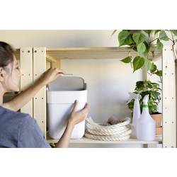Curver 252105 252105 odpadkový koš, recyklovaný plast, bílá, s držákem na stěnu, 1 ks