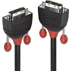 LINDY DVI kabel DVI-D 18 + 1 pól Zástrčka, DVI-D 18 + 1 pól Zástrčka 5.00 m černá 36258 DVI kabel