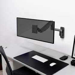 LogiLink držák na zeď pro monitor BP0169 1 Displej: (s) černá otočný, nastavitelná výška, naklápěcí, otočný, nakláněcí