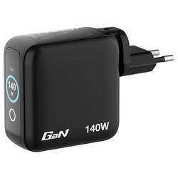Verbatim 30240 USB nabíječka, GaN, 140 W, QC 3.0, Power Delivery 3.0, černá