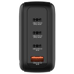 Verbatim 30240 USB nabíječka, GaN, 140 W, QC 3.0, Power Delivery 3.0, černá