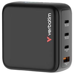 Verbatim 30240 USB nabíječka, GaN, 140 W, QC 3.0, Power Delivery 3.0, černá