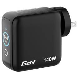 Verbatim 30240 USB nabíječka, GaN, 140 W, QC 3.0, Power Delivery 3.0, černá