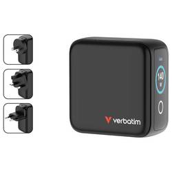 Verbatim 30240 USB nabíječka, GaN, 140 W, QC 3.0, Power Delivery 3.0, černá
