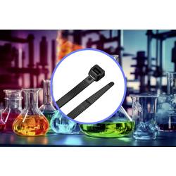 TRU COMPONENTS TC-12533364, stahovací pásky, 7.6 mm, 300 mm, černá, 100 ks