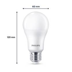 Philips 8719514451339 LED Energetická třída (EEK2021) E (A - G) E27 13 W = 100 W přírodní bílá 3 ks