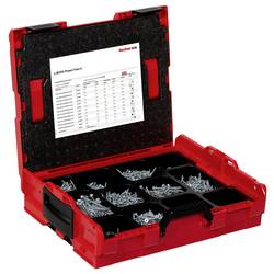 Fischer 558739 L-BOXX 102 Power-Fast II šrouby do dřevotřísky T profil ocel galvanizováno zinkem 1801 díly