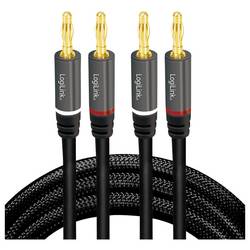 LogiLink CA1211 audio kabel 5.0 m černá stíněný, barevně rozlišený