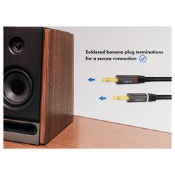 LogiLink CA1211 audio kabel 5.0 m černá stíněný, barevně rozlišený