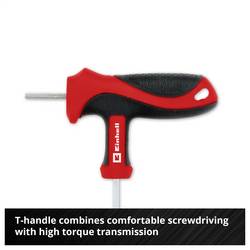 Einhell T-Griff Schraubendreher-Set 9-tlg. Einleger Pad, 370526 vložka, 9dílná