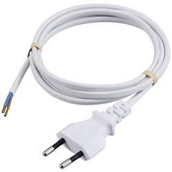 Sygonix SY-6329436 napájecí kabel bílá 1.50 m