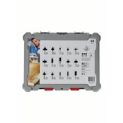 Sada fréz, 15 mm dřík, 8 ks Bosch Accessories 2607017472