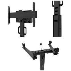 Neomounts FL50S-825BL1 TV kolečkový vozík 94,0 cm (37) - 190,5 cm (75) podlahový stojan, naklápěcí, nastavitelná výška
