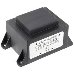 Gerth PTA543602 transformátor do DPS 1 x 230 V 2 x 18 V/AC 16 VA 444 mA